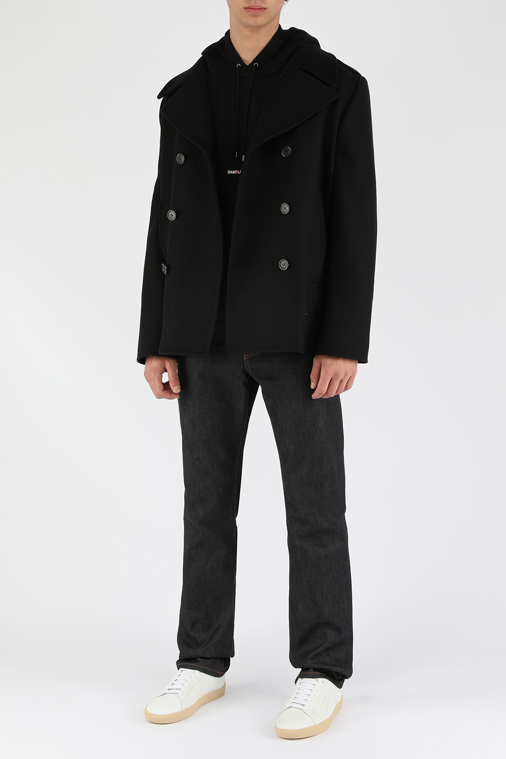 מעיל שישה כפתורים מצמר